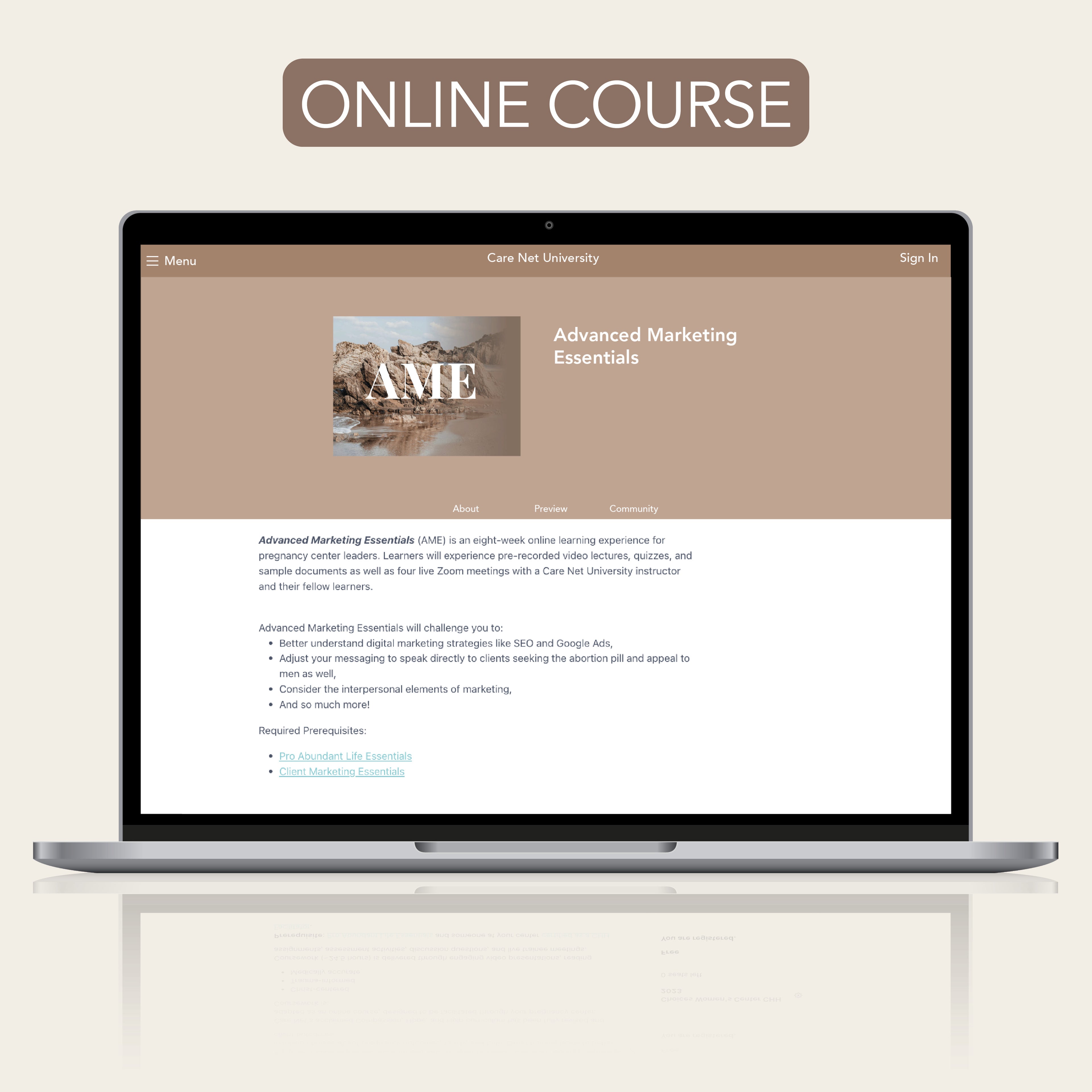 Advanced Marketing Essentials (AME)