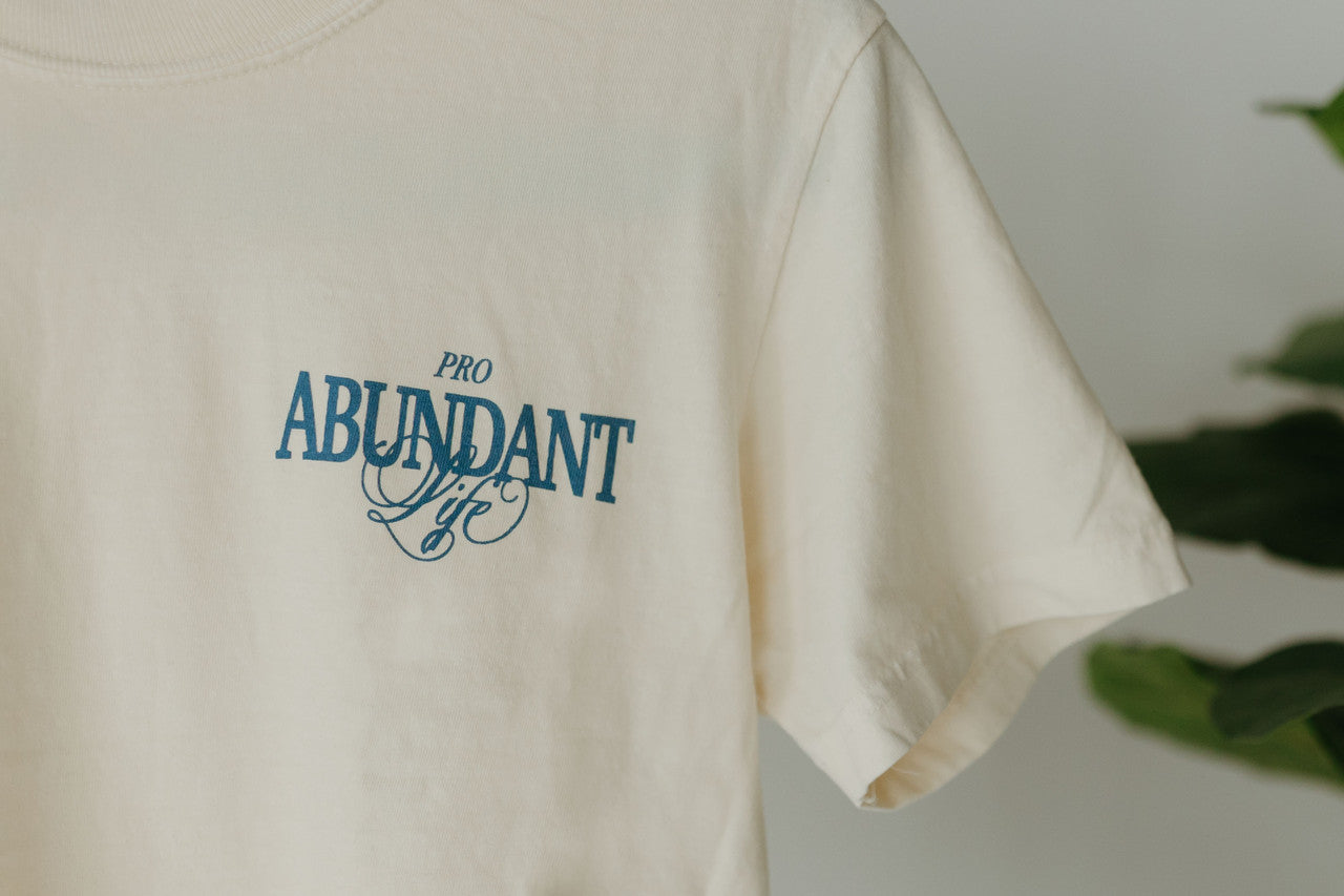 Cream Choose Abundant Life T-Shirt