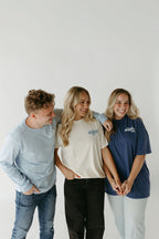 Light Blue Faith Over Fear Long Sleeve