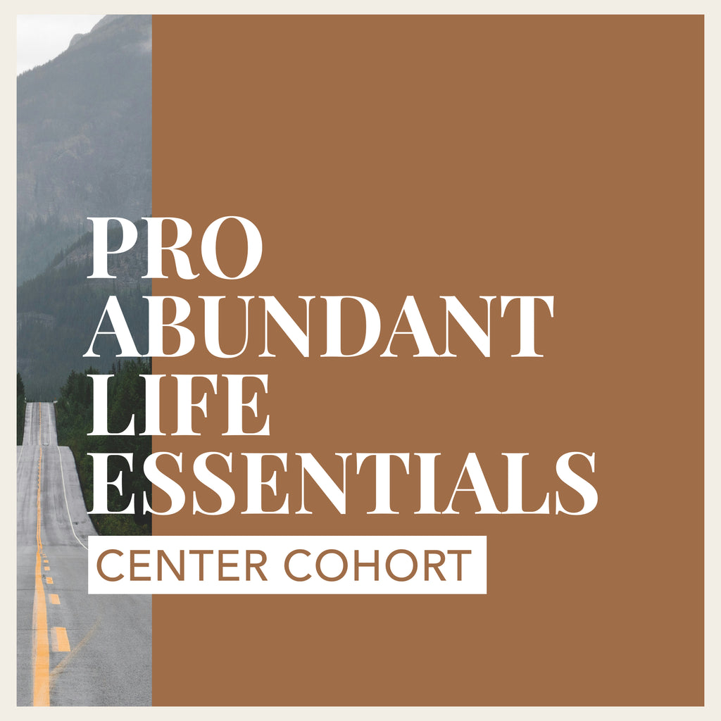 Pro Abundant Life Essentials – New Center Cohort