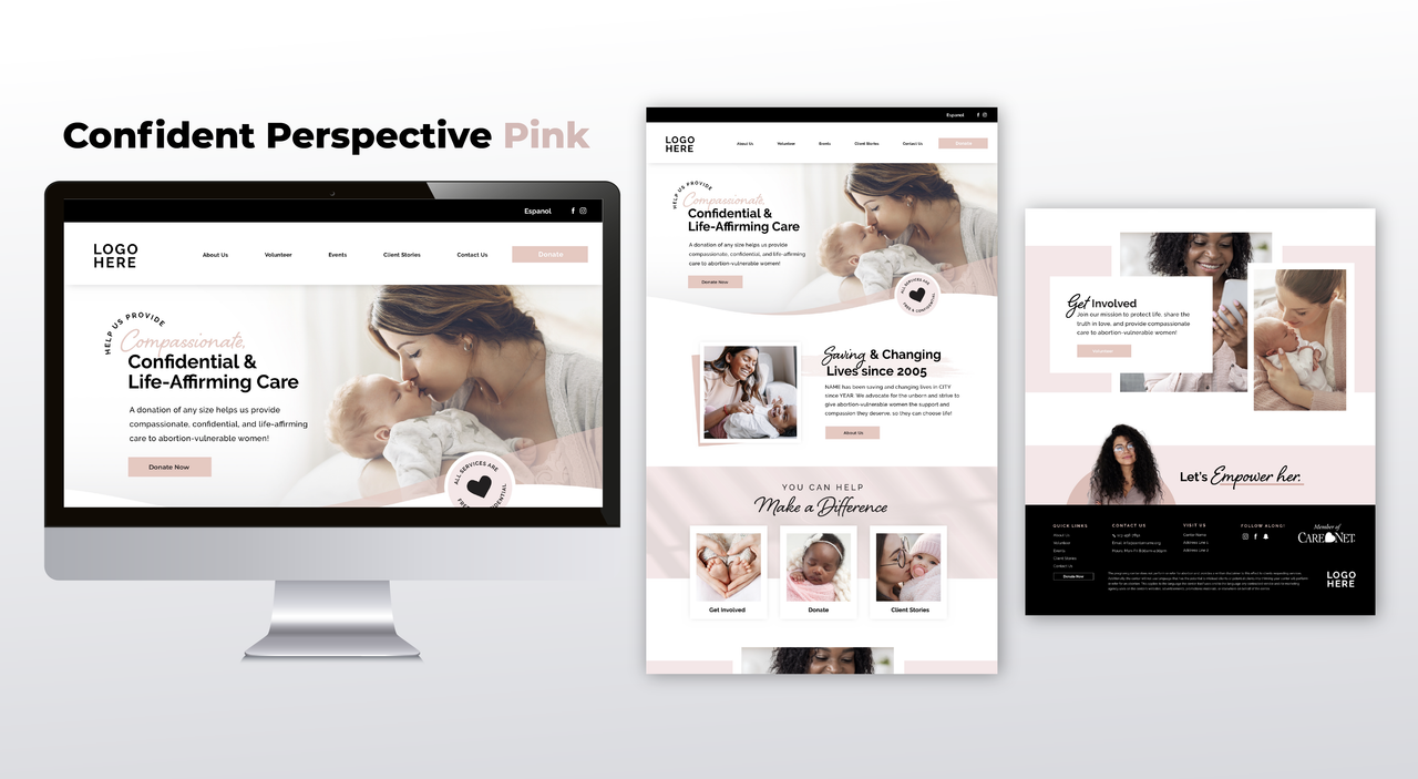 Care Net Donor Website Template