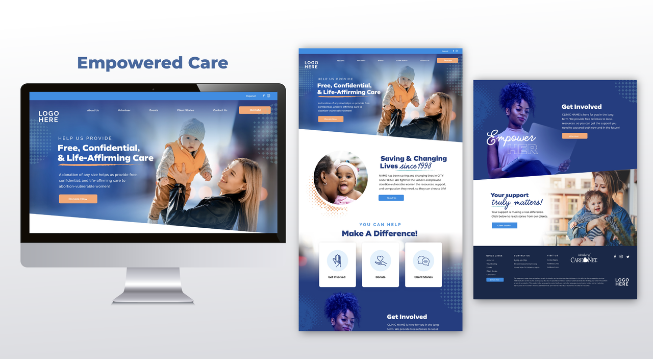 Care Net Donor Website Template