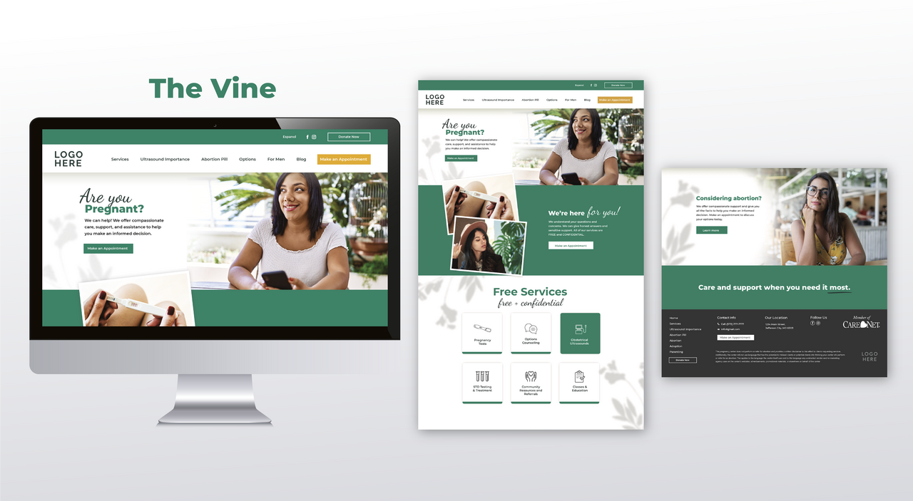 Care Net Client Website Template