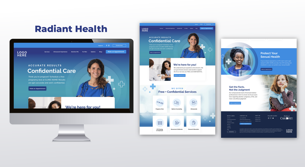 Care Net Client Website Template