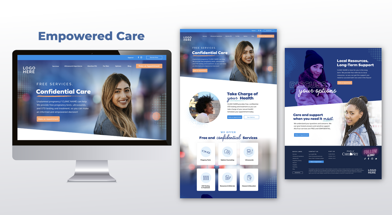 Care Net Client Website Template