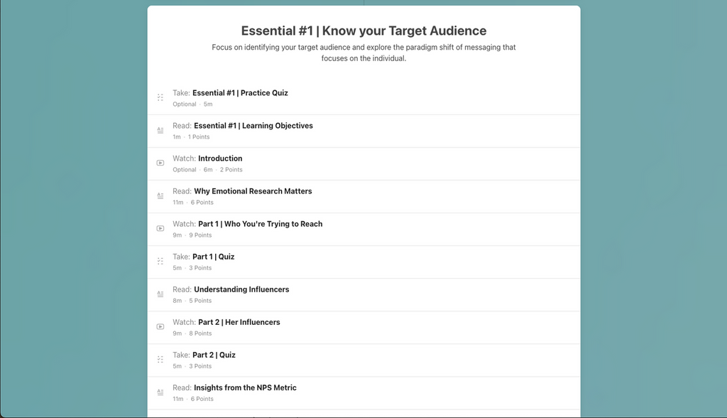 Client Marketing Essentials (CME)