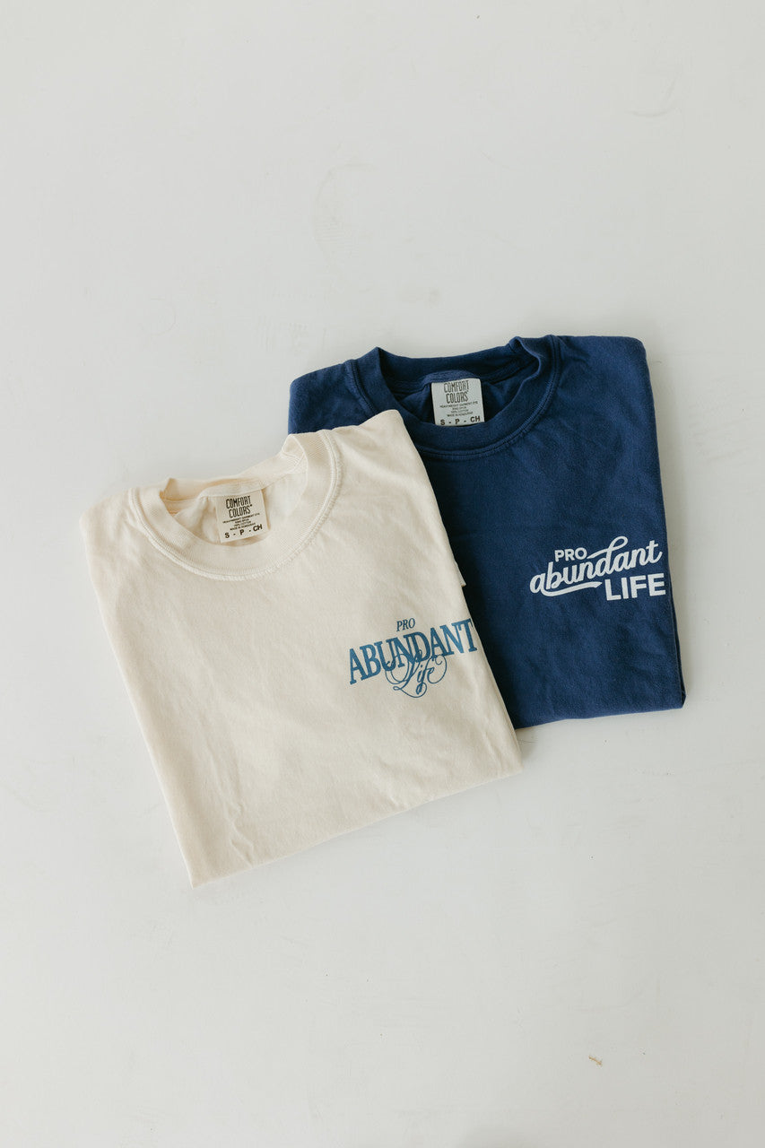 Cream Choose Abundant Life T-Shirt