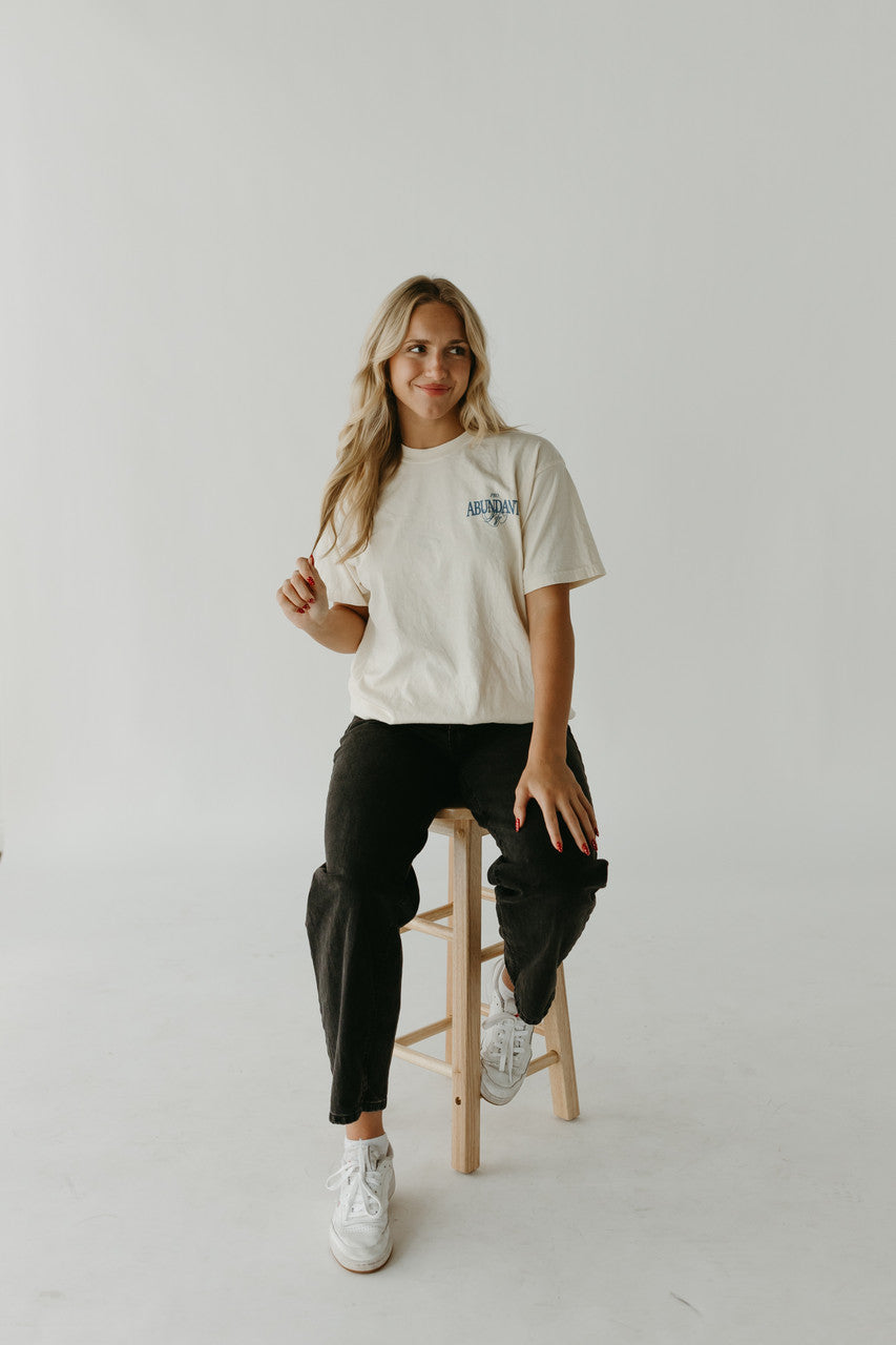 Cream Choose Abundant Life T-Shirt